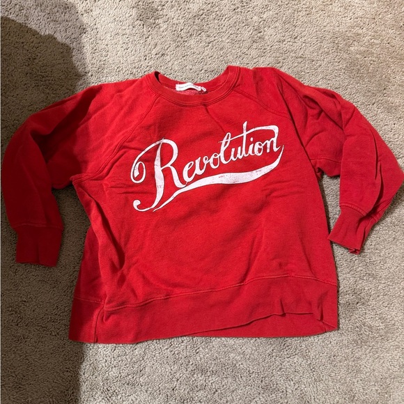 Isabel Marant Red Revolution Crewneck Sweatshirt - Picture 2 of 5